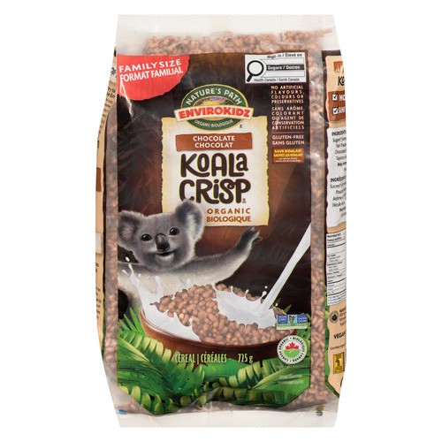 Nature's Path Koala Crisp Gluten-Free Cereal Eco Pac Chocolate 725 g
