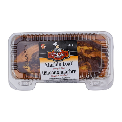 Schaaf Foods Marble Loaf Cake 390 g (frozen)
