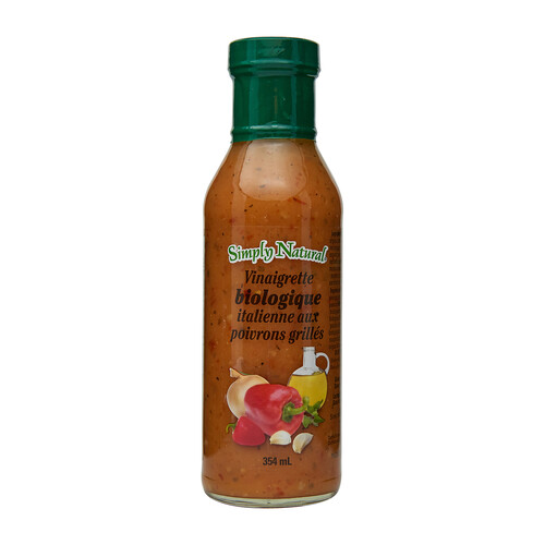 Simply Natural Organic Dressing Italian With Roasted Peppers 354 ml