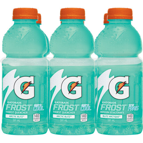 Gatorade Frost Sports Drink Arctic Blitz 6 x 591 ml (bottles)