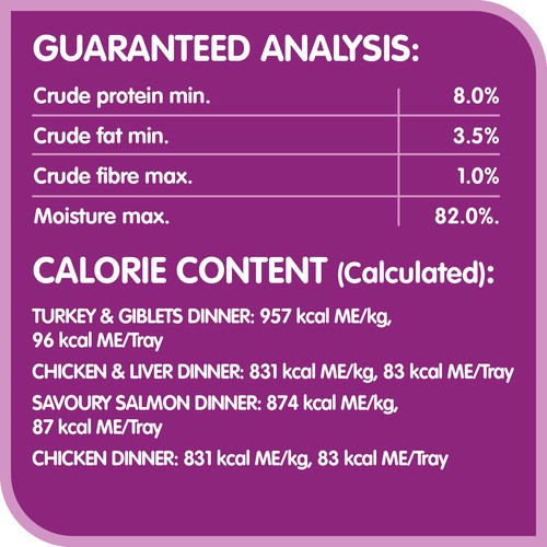 Whiskas Selections Adult Wet Cat Food Salmon & Poultry Paté 24 x 100 g