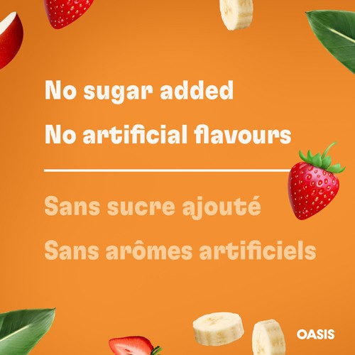 Oasis Smoothie Strawberry Banana 1.6 L