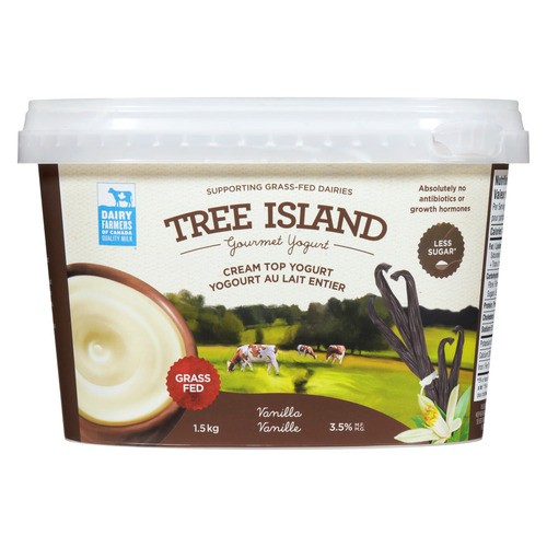 Tree Island Gourmet Yogurt Cream Top Vanilla 1.5 kg