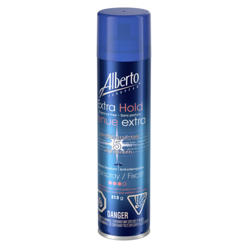 Alberto European Hairspray Extra Hold unscented 213 g - Voilà Online  Groceries & Offers