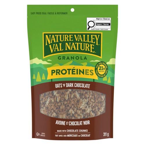 Nature Valley Protein Granola Cereal Oats 'n Dark Chocolate 311 g