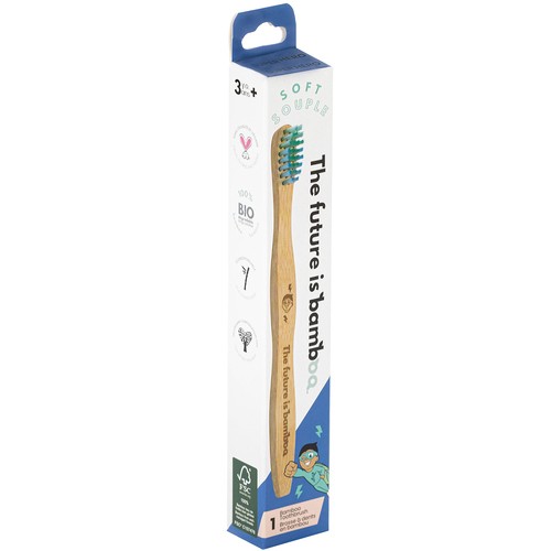 The Future Is Bamboo Kids Toothbrush Superhero 