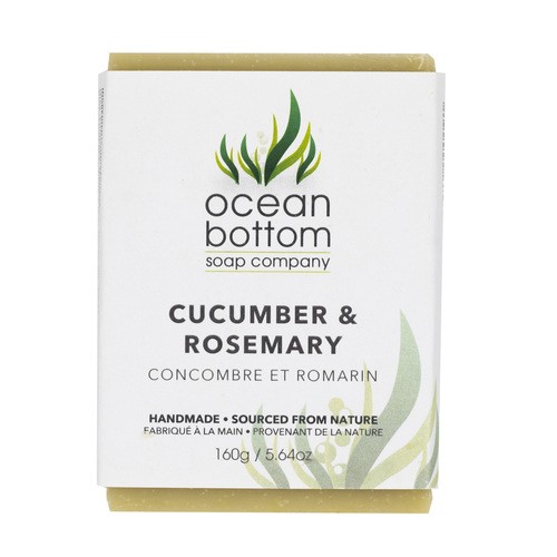 Ocean Bottom Soap Company Cucumber & Rosemary Soap 1 x 160 g