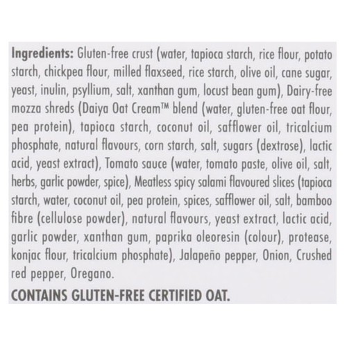Daiya Gluten-Free Frozen Pizza Diavola 369 g
