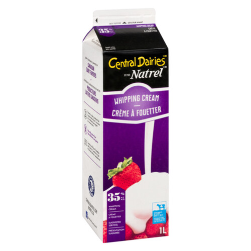 Central Dairies Whipping Cream 35% Milk Fat 1 L