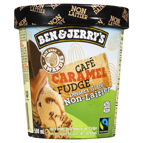 Ben & Jerry's Non Dairy Frozen Dessert Coffee Caramel Fudge 500 ml