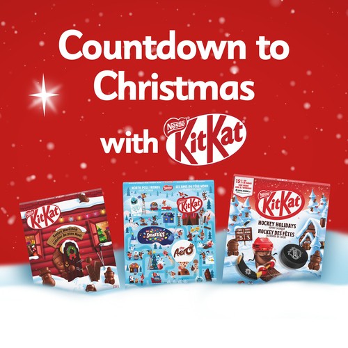 Kit Kat Chocolate Advent Calendar Santa's Workshop 233 g