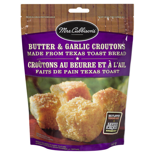 Mrs. Cubbison's Croutons Texas Toast Butter & Garlic 142 g