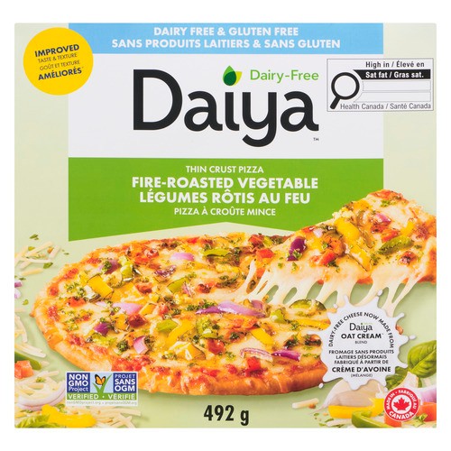 Daiya Vegan Gluten-Free Frozen Pizza Fire Roasted Vegetable 492 g
