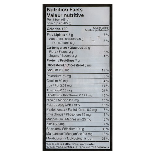 Dempster's Signature Hamburger Buns Everything 6 Pack 390 g