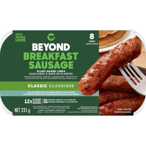 Beyond Meat Plant Based Frozen Breakfast Sausage Classic 235 g