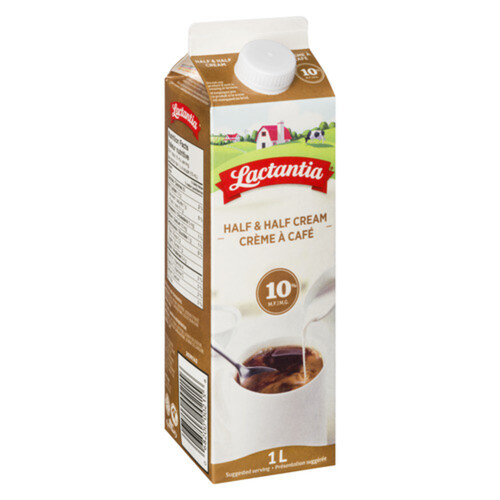 Voilà Online Grocery Delivery Lactantia 10 Half & Half Cream 1 L