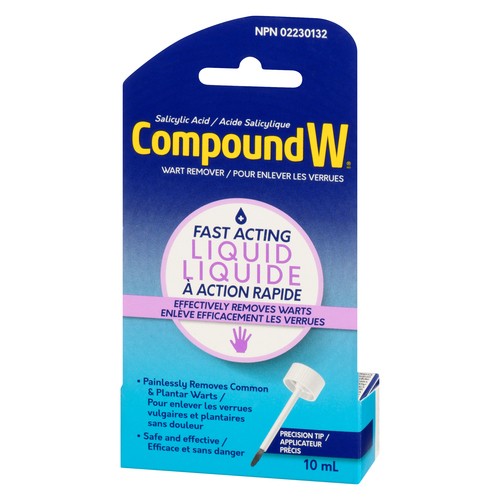 Compound W Salicylic Acid Liquid Wart Removal 10 ml