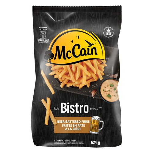 McCain Frozen Bistro Selects Fries Beer Battered 624 g