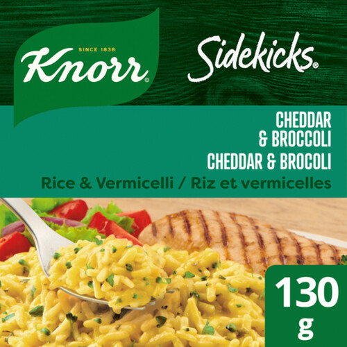 Knorr Sidekicks Rice Side Dish Cheddar & Broccoli For A Quick Rice Dish 130 g
