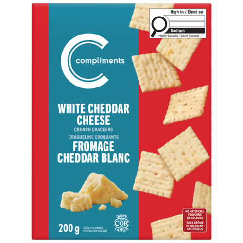 Compliments Crackers White Cheddar Cheese 200 g