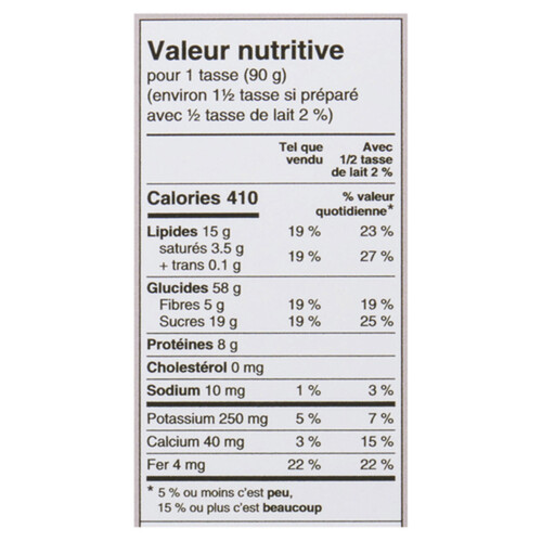 Jordans Cereal Dark Chocolate Dream 400 g Voilà Online Groceries & Offers