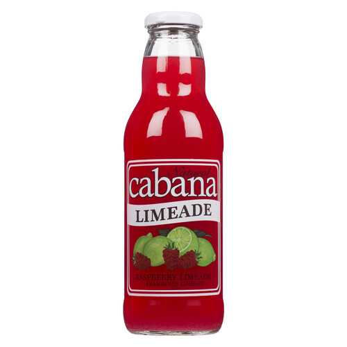 Natural Cabana Limeade Raspberry 591 ml (bottle)