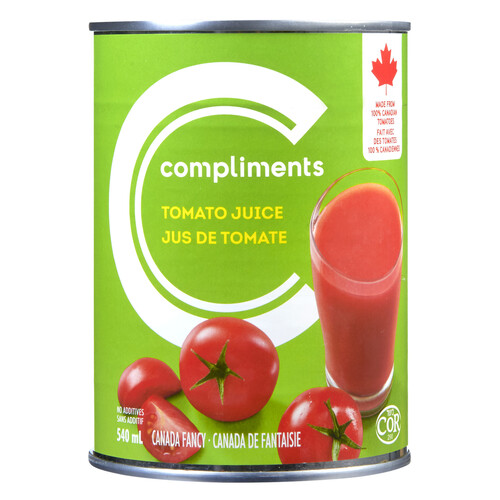 Compliments Juice Tomato 540 ml (can)