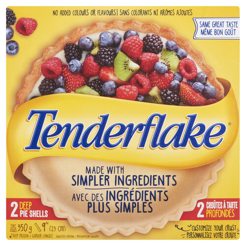 Tenderflake Deep Dish Pie Shells 9-Inch 350 g (frozen)