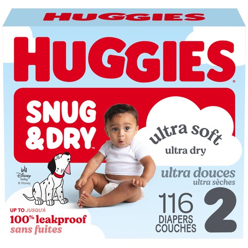 Huggies Snug And Dry Diapers Giga Size 2 116 Count