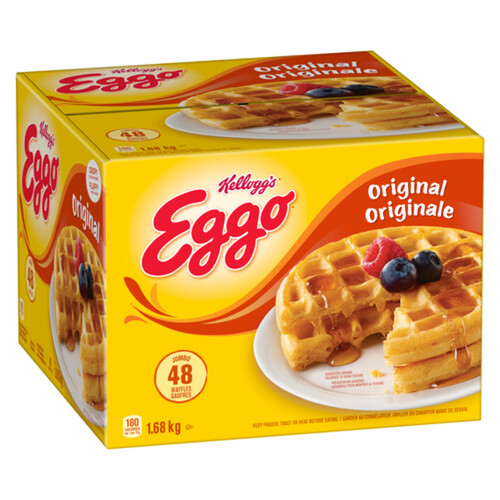Kellogg's Eggo Frozen Waffles Original Jumbo 1.68 kg