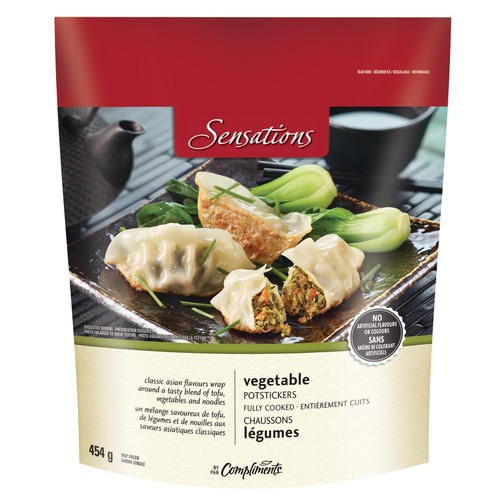 Sensations Frozen Vegetable Potstickers 454 g