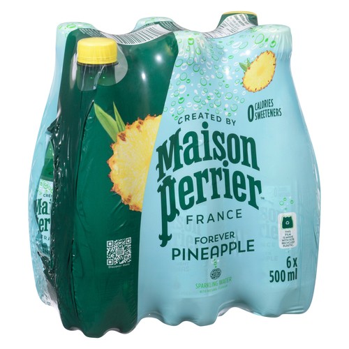 Maison Perrier Sparkling Water Forever Pineapple 6 x 500 ml (bottles)