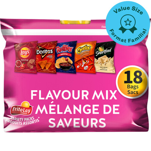 Frito Lay Flavour Mix Value Size 18 Count 484 g