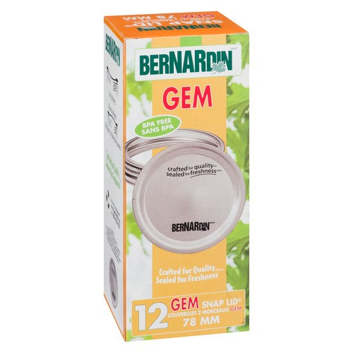 Bernardin 2 Piece Gem Lids 12 EA
