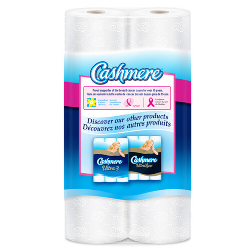 Cashmere Toilet Paper 2 Ply 8 Double Rolls x 242 Sheets