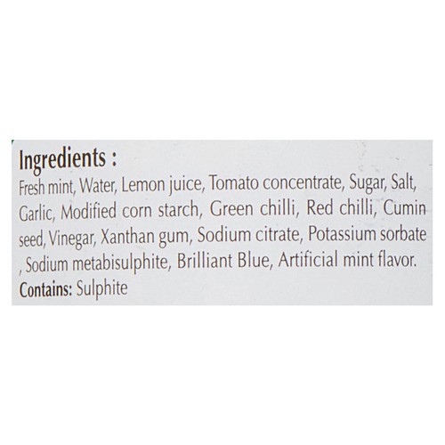 National Chutney Sauce Fresh Mint 335 g