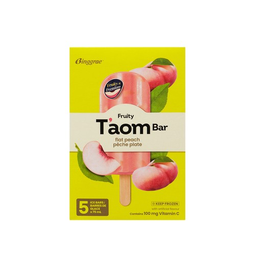 Binggrae T'aom Ice Bars Flat Peach 5 x 75 ml