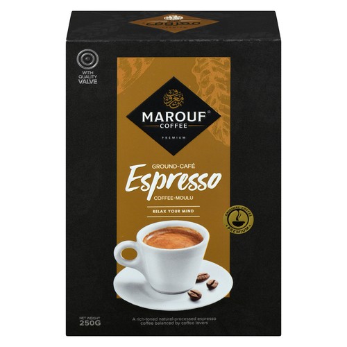 Marouf Coffee Ground Coffee Espresso 250 g