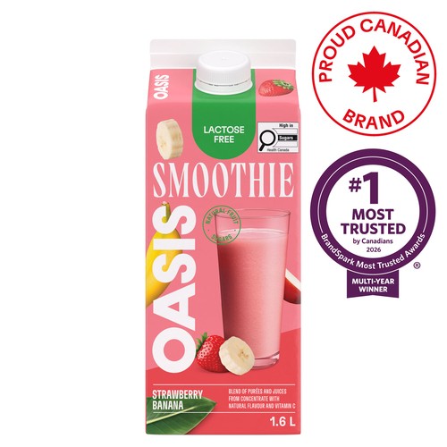Oasis Smoothie Strawberry Banana 1.6 L