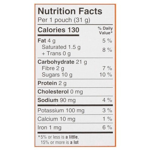 Dare Bear Paws Soft Cookies Minis Oatmeal Chocolate Chip 6 Pouches 186 g