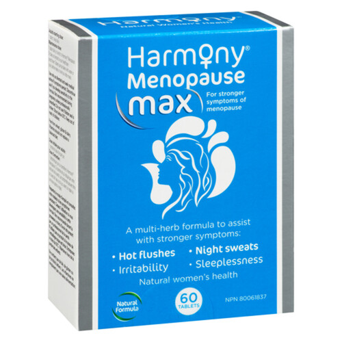 Harmony Menopause Max Tablets 60 Count