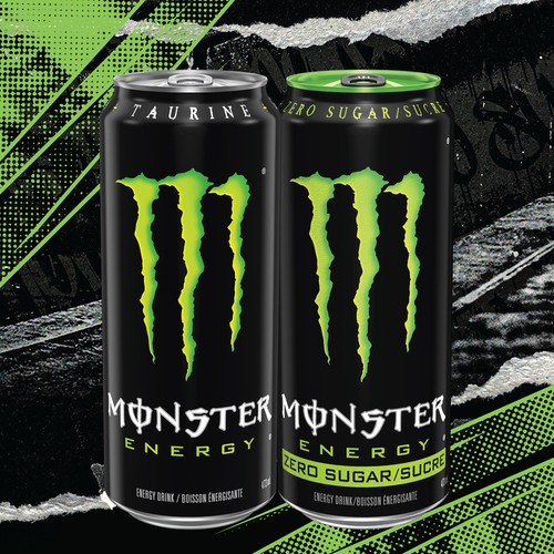 Monster Zero Sugar Energy Drink 473 ml (can)