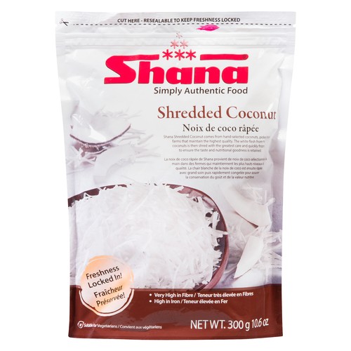 Shana Frozen Foods Shredded Coconut 300 g
