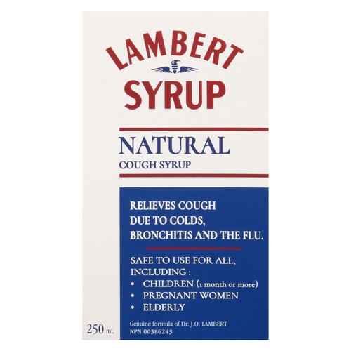 J.O. Lambert Natural Cough Syrup 250 ml