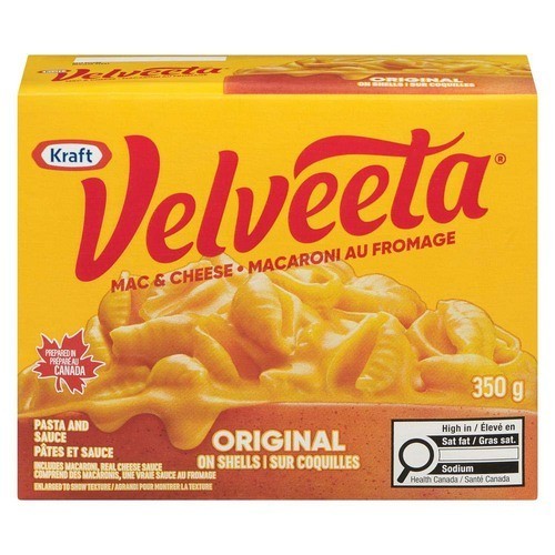 Kraft Velveeta Pasta And Sauce On Shells 350 g