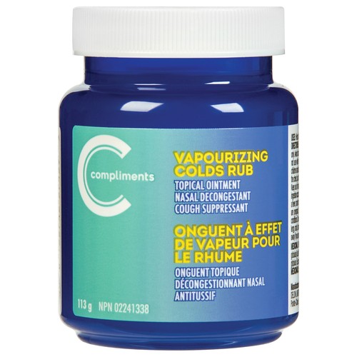 Compliments Vaporizing Cold Rub 113 g