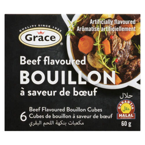 Grace Bouillon Cubes Beef Flavour 60 g