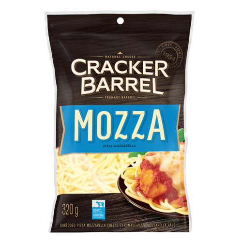 Cracker Barrel Shredded Cheese Mozzarella 320 g