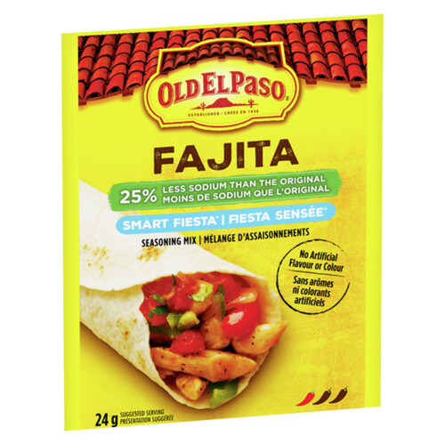 Old El Paso Smart Fiesta Fajita Seasoning Mix 24 g