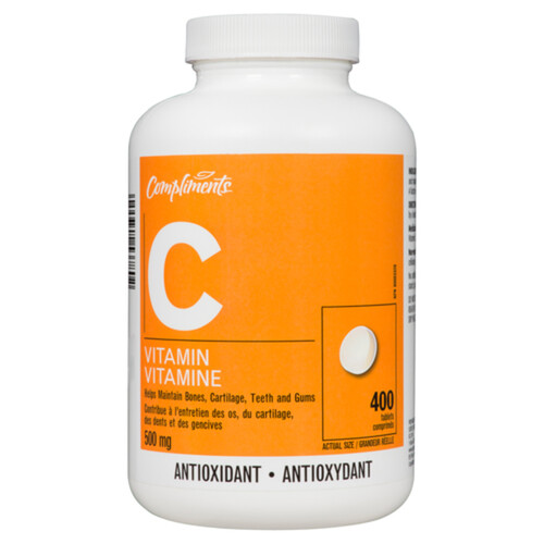 Compliments Vitamin C 500 mg 400 Tablets